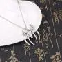 RTY Lightweight Stainless Steel Spider Pendant Necklace Charm Spider Man Clavicle Necklace Boy Cosplay Accessories RTY Lightweight Stainless Steel Spider Pendant Necklace Charm Spider Man Clavicle Necklace Boy Cosplay Accessories
