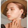 Ice cream Drop Earrings Candy Color New Womens Fashion Earrings Sweet Girls Ladies Unique Long Dangle Earrings for Daily