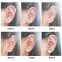 6 Pairs Shiny Round Cubic Zirconia Surgical Steel Stud Earrings Tragus Helix Conch Piercing Cartilage Sets