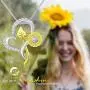 SNZM Sunflower Necklace for Women Girlfriend Heart Pendant Necklace for Birthday Christmas Anniversary, You are My Sunshine Jewelry Gifts SNZM Sunflower Necklace for Women Girlfriend Heart Pendant Necklace for Birthday Christmas Anniversary, You are My Sunshine Jewelry Gifts