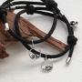 Noni Couple Magnetic Bracelet Mutual Attraction Braided Charm Pendants Bracelet Couple Adjustable Bracelets Jewelry Gifts for Women Men Couple Best Friend.
