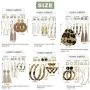 Fashion Earrings for Women Trendy Teen Girls Boho Dangle Earring & Pearl Stud Jewelry Set, Acrylic Drop Rattan Leather Earring for Birthday Party/Valentine/Christmas Gifts