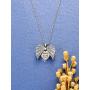 Sterling Silver Angel Wing Cremation Keepsake Jewelry for Ashes 925 Heart Memorial Pendant Urn Ashes Necklace Gift for Loss of a Loved One