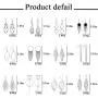 12 Pairs Drop Dangle Earrings boho Fashion Jewelry Vintage Statement Boho Bohemian Earrings Set for Women Girls 12 Pairs Drop Dangle Earrings boho Fashion Jewelry Vintage Statement Boho Bohemian Earrings Set for Women Girls