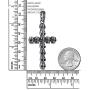 EVBEA Cross Necklace for Men and Women Long Gothic Jewelry Cool Skull Rock Punk Black Necklaces with Stainless Steel Chain