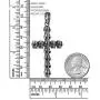 EVBEA Cross Necklace for Men and Women Long Gothic Jewelry Cool Skull Rock Punk Black Necklaces with Stainless Steel Chain