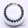 JYX Pearl Necklace Set 8-9mm Dark-Blue Freshwater Pearl Necklace Bracelet and Earrings Jewelry Set JYX Pearl Necklace Set 8-9mm Dark-Blue Freshwater Pearl Necklace Bracelet and Earrings Jewelry Set