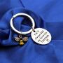 HOLLP Teacher Keyring Gift You Will Always Bee My Favorite Teacher Keychain Bee Jewelry Teacher Appreciation Teacher Keepsake End of Year Gift