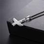 U7 Farvahar Pendant Chain Stainless/Black Gun/18K Gold Plated Symbol Iran Persian Gift Necklace, Customizable