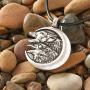 HAQUIL Viking Jewelry Wolf and Raven Pendant Leather Cord Necklace for Men and Women, 19.7''