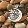 HAQUIL Viking Jewelry Wolf and Raven Pendant Leather Cord Necklace for Men and Women, 19.7'' HAQUIL Viking Jewelry Wolf and Raven Pendant Leather Cord Necklace for Men and Women, 19.7''