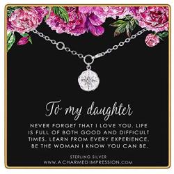 Gift for Daughter • Sterling Silver CZ Diamond Starburst Bracelet • Daughter Gifts from Mom Dad • Teen Girls Adult Daughter • Encouragement Gifts for Women • Motivational Inspirational Jewelry
