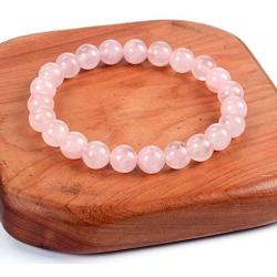 Cherry Tree Collection | Small, Medium, Large Sizes | Gemstone Beaded Stretch Bracelet | 8mm Round Beads