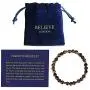 Believe London Tiger Eye Bracelet with Jewelry Bag & Meaning Card | Strong Elastic | Precious Natural Stones Crystal Healing Gemstone Men Women Meditation Believe London Tiger Eye Bracelet with Jewelry Bag & Meaning Card | Strong Elastic | Precious Natural Stones Crystal Healing Gemstone Men Women Meditation