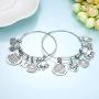 Birthday Gifts for Women Girls Bracelet, Expandable Charm Bracelets 5th 6th 7th 8th 9th 10th 20th 30th 40th 50th 60th 70th 80th 90th Birthday Gift for Friend, Mom, Daughter, Niece, Sister, Grandma