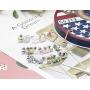 Jstyle 32 Pairs Assorted Multiple Stud Earrings for Women Simple Cute Big Hoop Earrings Set