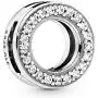 Pandora Jewelry Clip Cubic Zirconia Charm in Sterling Silver Pandora Jewelry Clip Cubic Zirconia Charm in Sterling Silver
