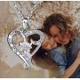 AONED Sea Turtle Necklace for Women Girls | S925 Sterling Silver Heart Pendant Ocean Jewelry Gifts for Turtle Lovers Wife Girlfriend