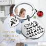 UJIMS Nurse Gift Certified Nursing Assistant Charm Keychain CNA’S are The Heart Be at Medical CNA Graduation Gifts CNA Stethoscope Medical Paramedic Jewelry