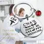 UJIMS Nurse Gift Certified Nursing Assistant Charm Keychain CNA’S are The Heart Be at Medical CNA Graduation Gifts CNA Stethoscope Medical Paramedic Jewelry
