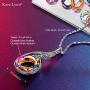Kate Lynn Mothers Day Gifts for Women, Necklaces for Women Nirvana of Phoenix Pendant Made with Crystals from Austria, Birthday Gift with Jewelry Box 17.8''+2.0'', Symbol of Luck and Renewal