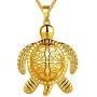 beautlace Butterfly Turtle Necklaces Celtic Knot Pendant Silver/18K Gold/Black Gun Plated Animals Necklace Jewelry Gifts for Men and Women