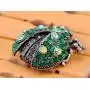 Alilang Antique Silvery Tone Shine Crystal Rhinestones Ladybug Beetle Insect Brooch Pin Alilang Antique Silvery Tone Shine Crystal Rhinestones Ladybug Beetle Insect Brooch Pin