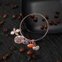 Yaomiao Inspirational Cuff Bangle Bracelet Engraved Relationship Bracelet Whenever You Feel Overwhelmed Remember Whose Straighten Your Crown Bracelet for Women Girls