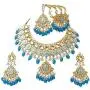 Finekraft Meena Kundan Bridal Wedding Designer Gold Plated Pearls Necklace Jewelry Set Finekraft Meena Kundan Bridal Wedding Designer Gold Plated Pearls Necklace Jewelry Set