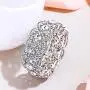 EVER FAITH Austrian Crystal Wedding Art Deco Elastic Stretch Bracelet Clear EVER FAITH Austrian Crystal Wedding Art Deco Elastic Stretch Bracelet Clear
