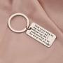 BEKECH Step Dad Keychain Gift Stepfather Gifts Thank You for Being My Step Dad Punch in Face Keychain Father Jewelry Bonus Dad Gifts from Stepdaughter or Stepson