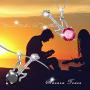 Aurora Tears Guitar/Violin Necklace 925 Sterling Silver Music Pendant Fans Musician Jewelry