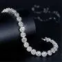 SHKA Gold Plated Tennis Bracelet with Sparkling White Cubic Zirconia Stone for Women Girls, Gifts for Graduation SHKA Gold Plated Tennis Bracelet with Sparkling White Cubic Zirconia Stone for Women Girls, Gifts for Graduation