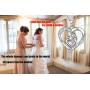 MUATOGIML Mothers Birthday Gifts 925 Sterling Silver Love You Mom Heart Infinity Pendant Necklace for Women Nana