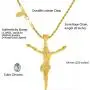 LIFETIME JEWELRY Cubic Zirconia Jesus Pendant Cross Necklace 24k Gold Plated LIFETIME JEWELRY Cubic Zirconia Jesus Pendant Cross Necklace 24k Gold Plated