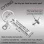CYTING Best Friend Keychain Gift Partner in Crime Keychain Friendship Jewelry Long Distance Relationships Gift Moving Away Gift
