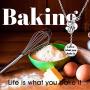 TIIMG Baker Necklace Life is What You Bake it Baking Jewelry Culinary Graduation Gifts Gift for Baking Lover Bakers Gifts for Women