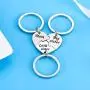 Nimteve 3PCS Mother Daughter Gifts - Mom Big Sister Little Sister Keychain Necklace Matching Jewelry Set for Mother Daughters Nimteve 3PCS Mother Daughter Gifts - Mom Big Sister Little Sister Keychain Necklace Matching Jewelry Set for Mother Daughters