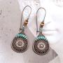 Minagoo Boho Dangle Earrings for Women Flower Bohemian Drop Jewelry
