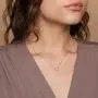 PAVOI 14K Gold Plated 1.00 ct (D Color, VVS Clarity) CZ Simulated Diamond Bezel-Set Solitaire Choker Necklace | Sterling Silver Necklace for Women