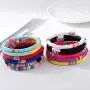 BOMAIL 12 Pcs Heishi Surfer Bracelets African Vinyl Disc 6mm Beads Polymer Clay Rainbow Bracelet Elastic Rope Bracelet Set Summer Beach Jewelry for Women Girls BOMAIL 12 Pcs Heishi Surfer Bracelets African Vinyl Disc 6mm Beads Polymer Clay Rainbow Bracelet Elastic Rope Bracelet Set Summer Beach Jewelry for Women Girls