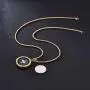BBBGEM Stainless Steel Portable Real Functional Compass Necklace Accurate Waterproof for Hiking Outdoor Camping Motoring Boating Backpacking Survival Emergency, Travel Gift, with Gift Box