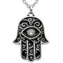 Controse Crystal-Eyed Hamsa Necklace