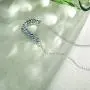 ESSIE ODILA Sweet 10th-25th Birthday Girls Necklace for Women Teenager 925 Sterling Silver Crystal Beads Necklace Jewelry Birthday Gift for Daughter Sister Niece