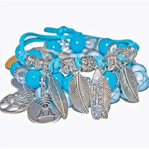 Charm bracelets, 3 set bracelets, Couples meditation, distance, love bracelets, Mindfulness bracelets, Meditation set bracelet unisex; Boho stacked fashion bracelets unisex, Beaded yoga for men, women, Multiuse adjustable bracelet, Bracelets sets, Unisex Charm bracelets, 3 set bracelets, Couples meditation, distance, love bracelets, Mindfulness bracelets, Meditation set bracelet unisex; Boho stacked fashion bracelets unisex, Beaded yoga for men, women, Multiuse adjustable bracelet, Bracelets sets, Unisex