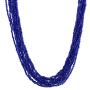 Sansar India Multistrand Beaded Long Indian Necklace Jewelry for Girls and Women
