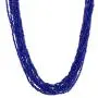Sansar India Multistrand Beaded Long Indian Necklace Jewelry for Girls and Women