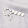 POTIY Parks and Recreation Keychain Horse Gift Jewelry Horse Keychain I Love You More Than Pawnee Loves Li’l Sebastian Inspired by Parks and Recreation Gift for Fans