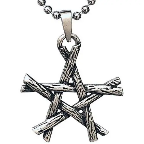 Wicca Jewelry Magic Pentagram Star Twigs Bundle Pagan Witchcraft Witch Witches Wiccan Magick Gothic Pewter Mens Pendant Necklace Lucky Charm Protection Amulet Talisman for men women Silver Ball Chain Wicca Jewelry Magic Pentagram Star Twigs Bundle Pagan Witchcraft Witch Witches Wiccan Magick Gothic Pewter Mens Pendant Necklace Lucky Charm Protection Amulet Talisman for men women Silver Ball Chain