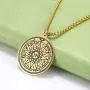 VASSAGO Gold Talisman Key of Solomon Seal Pendant Necklace Hermetic Enochian Kabbalah Pagan Wiccan Jewelry Amulet Necklaces Chain for Men and Women VASSAGO Gold Talisman Key of Solomon Seal Pendant Necklace Hermetic Enochian Kabbalah Pagan Wiccan Jewelry Amulet Necklaces Chain for Men and Women